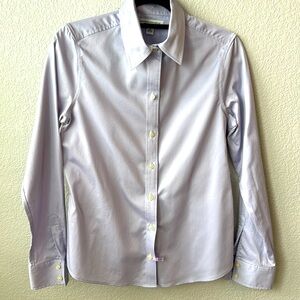 Banana Republic Non-Iron Fitted Stretch Size 8 Button Down